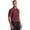 Port Authority Men's Burgundy Core Classic Pique Pocket Polo