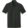 au-k100p-port-authority-black-polo