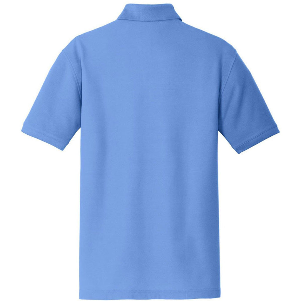 Port Authority Men's Carolina Blue Core Classic Pique Polo