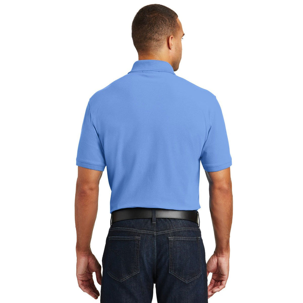 Port Authority Men's Carolina Blue Core Classic Pique Polo