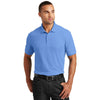 Port Authority Men's Carolina Blue Core Classic Pique Polo