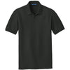 au-k100-port-authority-black-polo