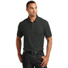 Port Authority Men's Deep Black Core Classic Pique Polo