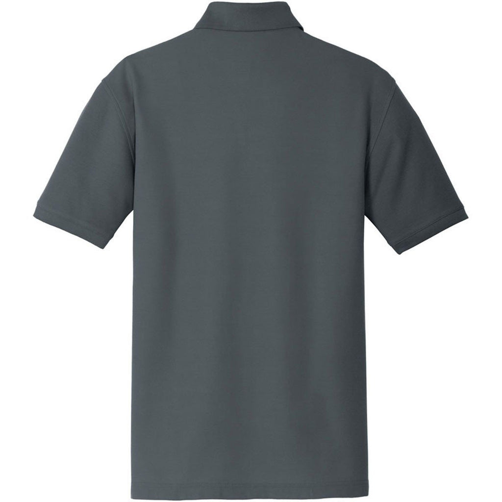 Port Authority Men's Graphite Core Classic Pique Polo