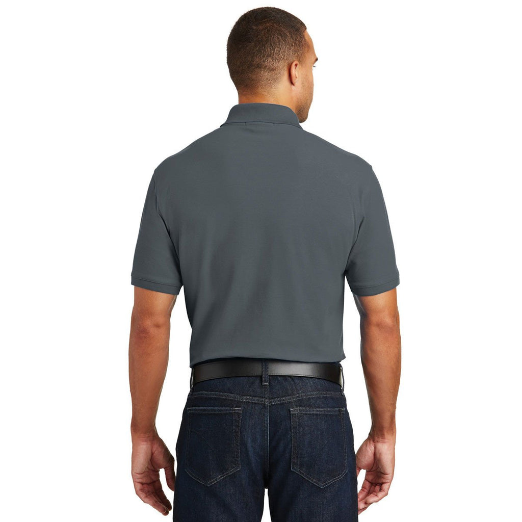 Port Authority Men's Graphite Core Classic Pique Polo