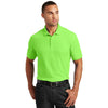 Port Authority Men's Lime Core Classic Pique Polo