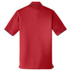 Port Authority Men's Rich Red/Deep Black Dry Zone UV Micro-Mesh Tipped Polo