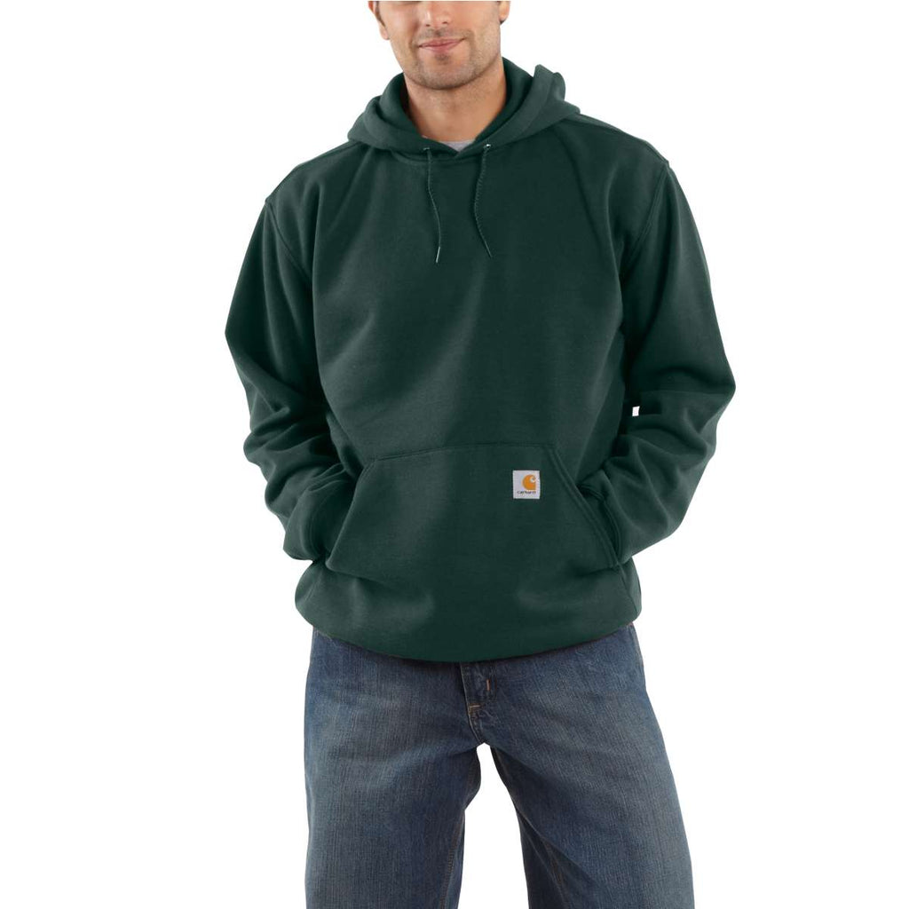 Carhartt Men's Tall Canopy Green Midweight Hooded Sweatshirt