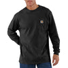 Carhartt Men's Black Workwear Pocket Long Sleeve T-Shirt