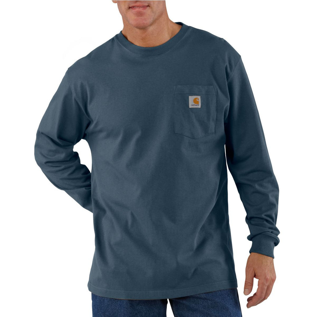 Carhartt Men's Bluestone Workwear Pocket Long Sleeve T-Shirt