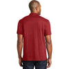 Port Authority Men's Flame Red Meridian Cotton Blend Polo