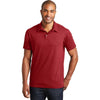 Port Authority Men's Flame Red Meridian Cotton Blend Polo