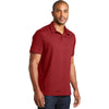 Port Authority Men's Flame Red Meridian Cotton Blend Polo