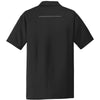 Port Authority Men's Black Pinpoint Mesh Polo