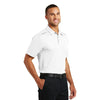 Port Authority Men's White Pinpoint Mesh Polo