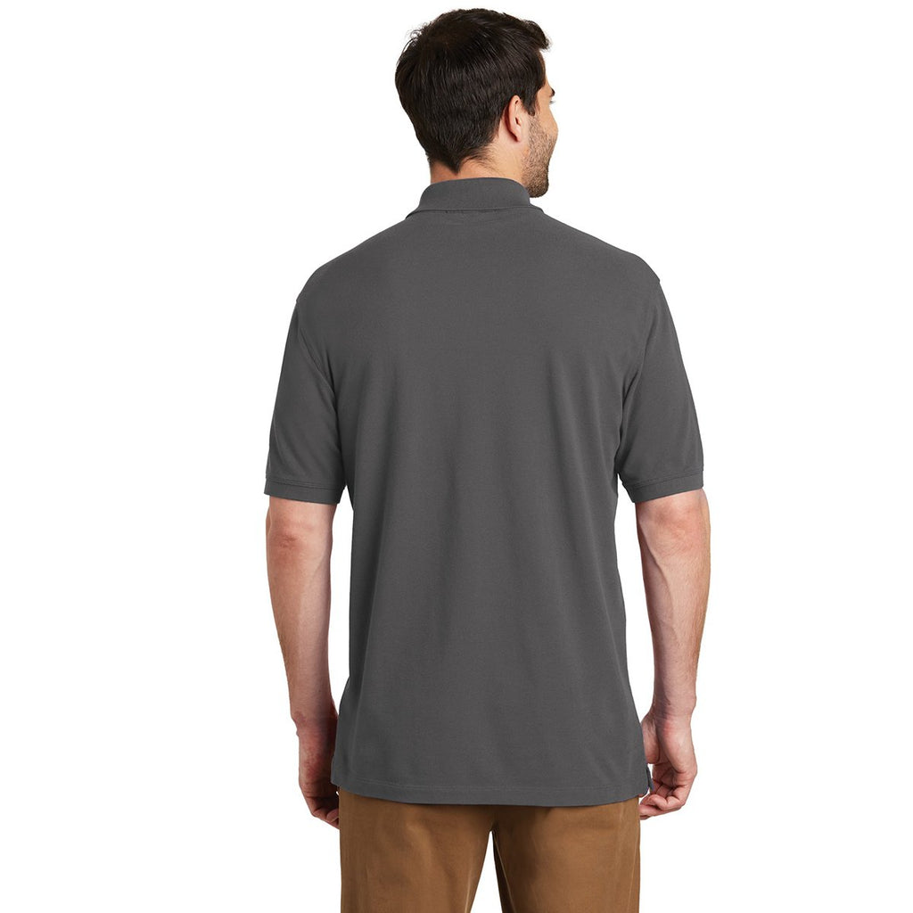 Port Authority Men's Sterling Grey Ezcotton Polo