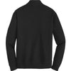 Port Authority Men's Deep Black/Charcoal Heather Interlock 1/4-Zip