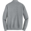 Port Authority Men's Medium Heather Grey/Charcoal Heather Interlock 1/4-Zip