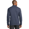 Port Authority Men's Estate Blue Heather/Charcoal Heather Interlock Polo Cover-Up