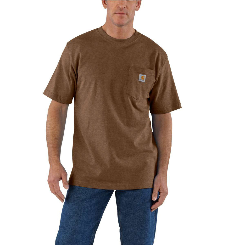 Carhartt Men's Barrel Heather Workwear Pocket S/S T-Shirt