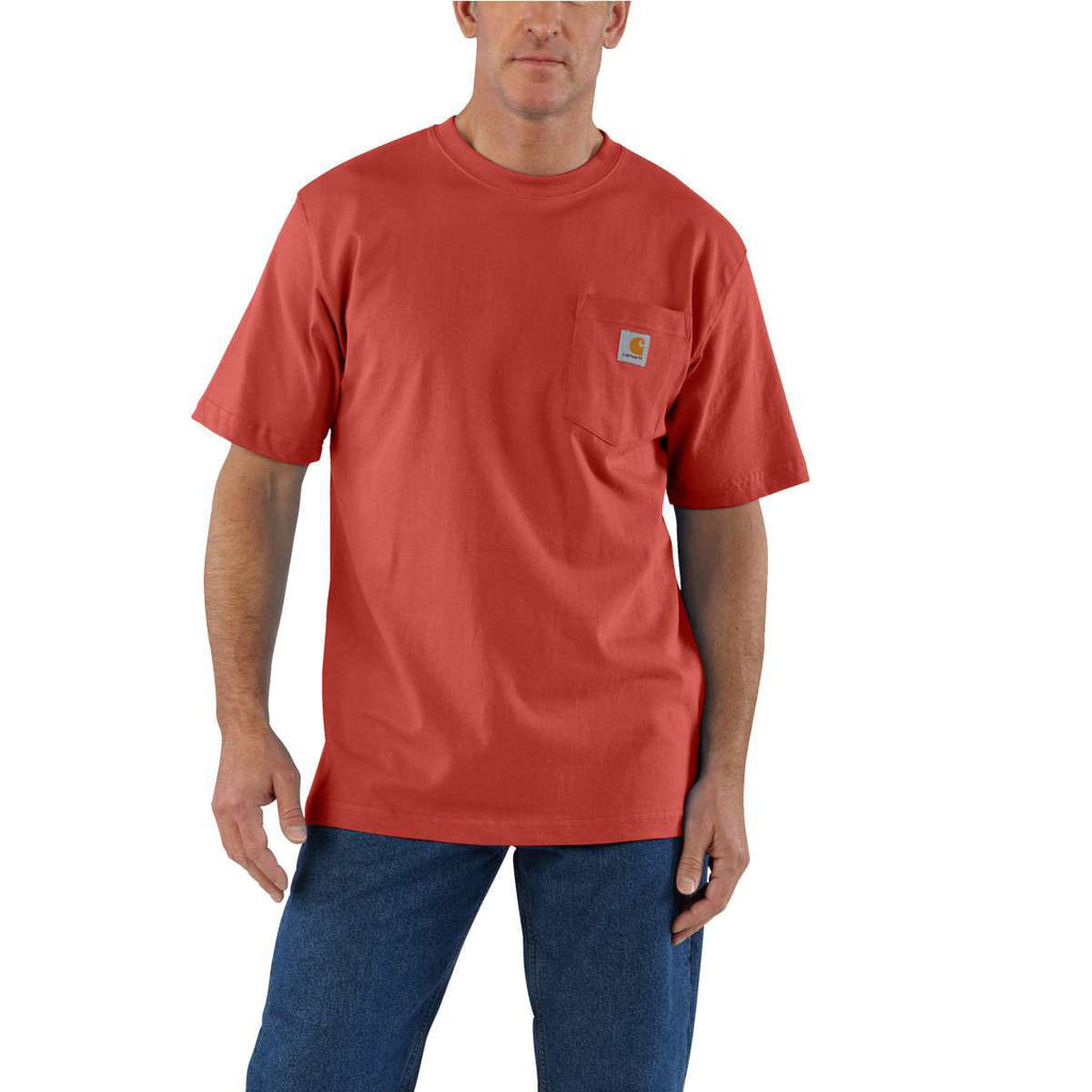Carhartt Men's Tall Chili Workwear Pocket S/S T-Shirt