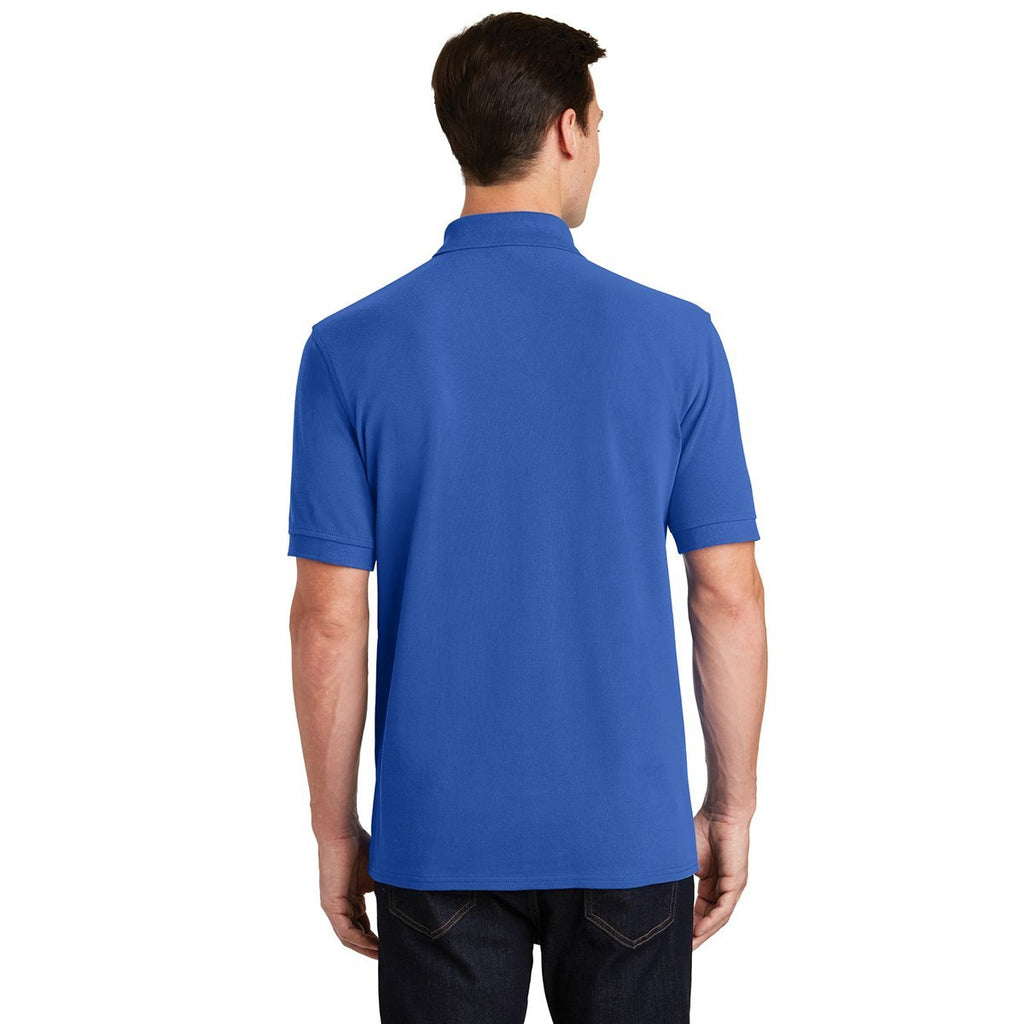 Port & Company Men's Royal Ring Spun Pique Polo