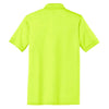 Port & Company Men's Safety Green Core Blend Jersey Knit Pocket Polo