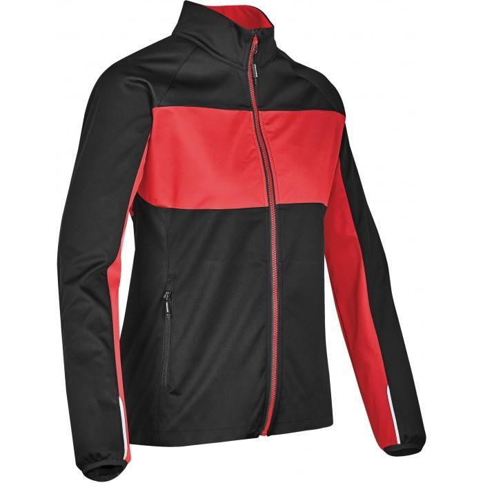 Stormtech Women's Black/True Red Signal Softshell