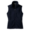 au-l219-port-authority-women-navy-fleece-vest