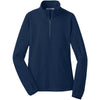 au-l224-port-authority-women-navy-microfleece-zip