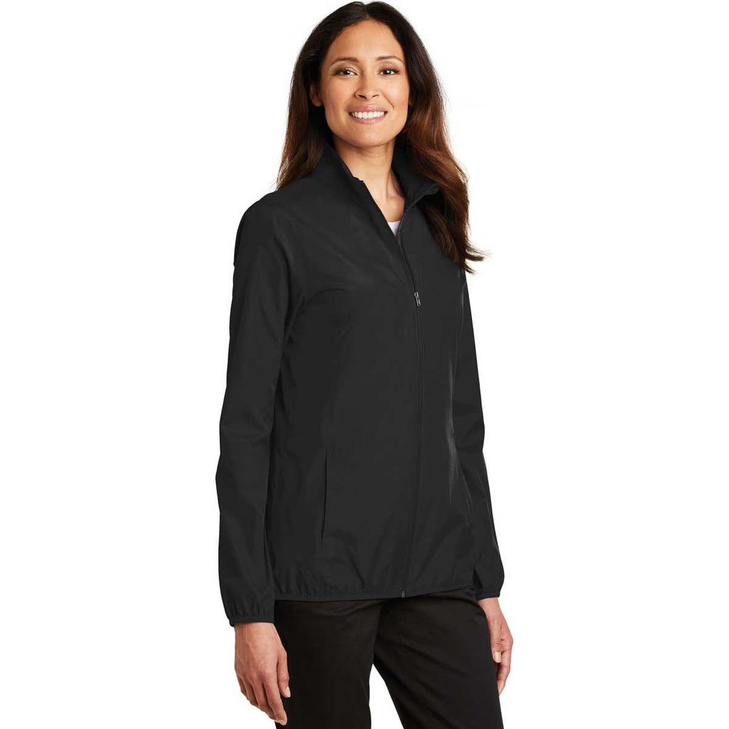 Port Authority Women's Black Zephyr Full-Zip Jacket