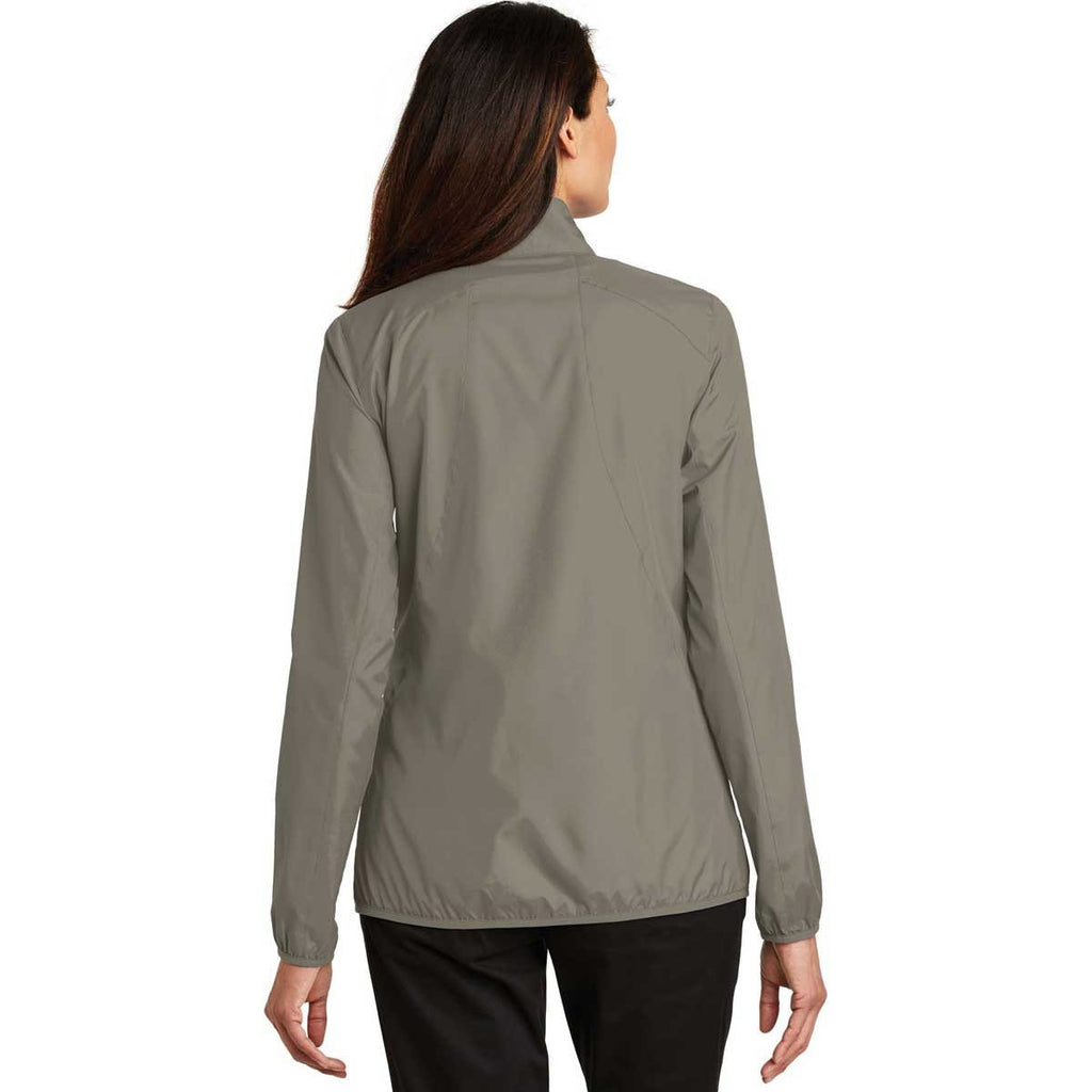 Port Authority Women's Stratus Grey Zephyr Full-Zip Jacket