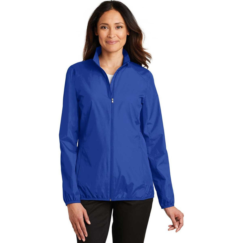 Port Authority Women's True Royal Zephyr Full-Zip Jacket