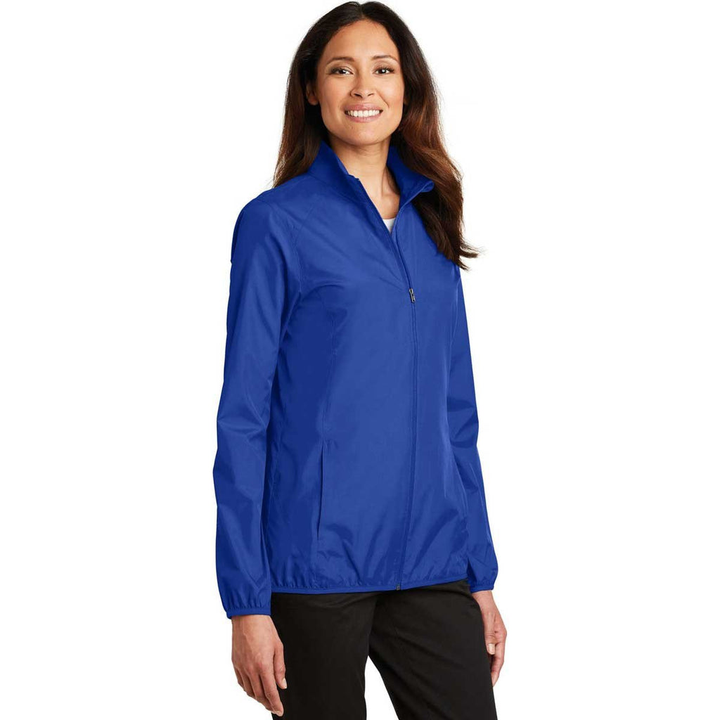 Port Authority Women's True Royal Zephyr Full-Zip Jacket