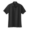 au-l500-port-authority-womens-black-knit-polo