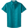 au-l508-port-authority-women-turquoise-ss-shirt