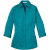 au-l6290-port-authority-women-turquoise-blouse