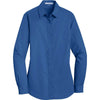 au-l663-port-authority-women-blue-shirt
