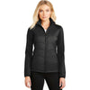 Port Authority Women's Deep Black Hybrid Soft Shell Jacket