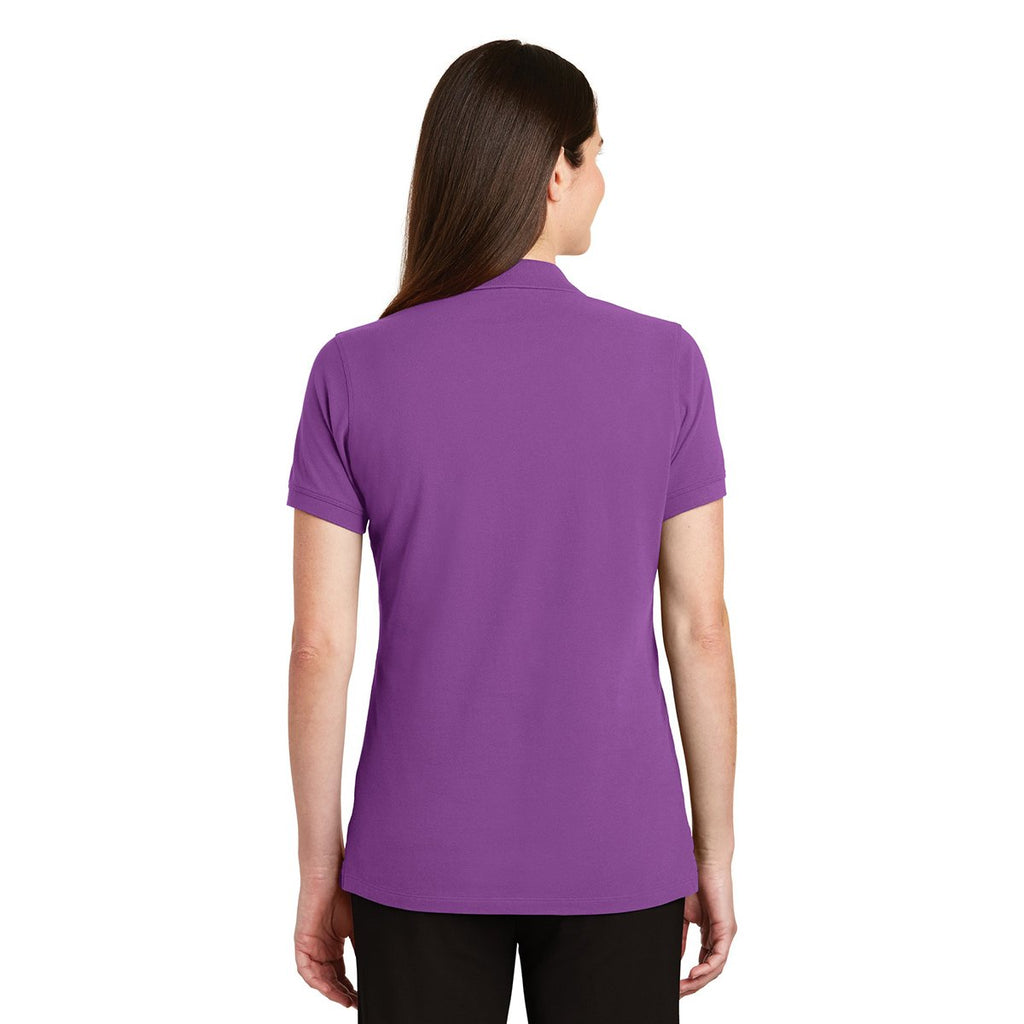 Port Authority Women's Bright Violet Ezcotton Polo
