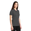 Port Authority Women's Charcoal Heather Ezcotton Polo