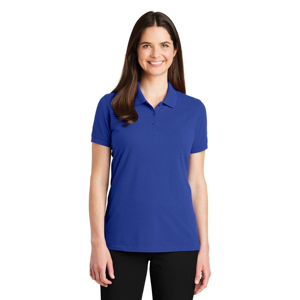 Port Authority Women's True Royal Ezcotton Polo