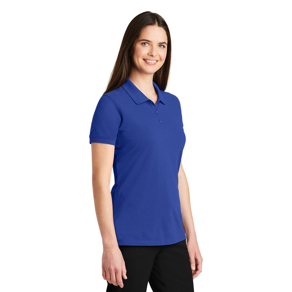 Port Authority Women's True Royal Ezcotton Polo