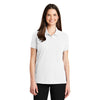Port Authority Women's White Ezcotton Polo