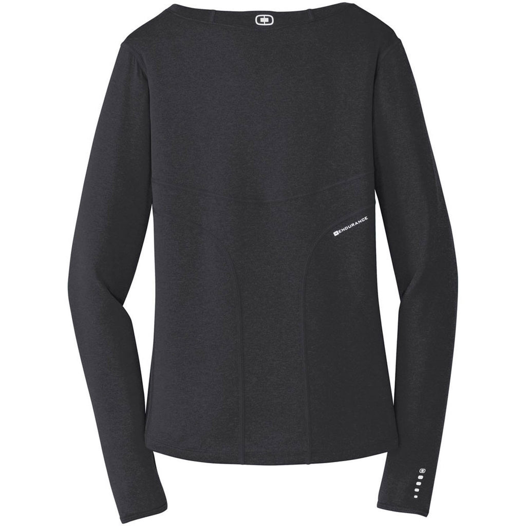 OGIO Women's Blacktop ENDURANCE Ladies Long Sleeve Pulse Crew