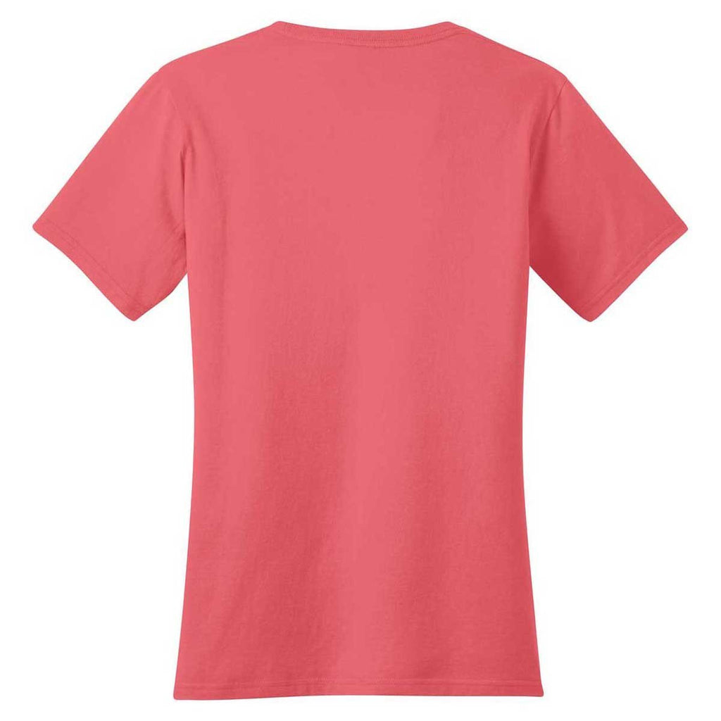 Port & Company Women's Coral Ring Spun Cotton Tee