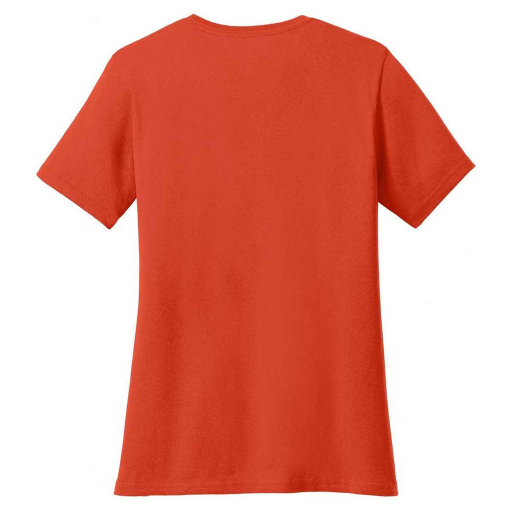 Port & Company Women's Orange Core Cotton Tee