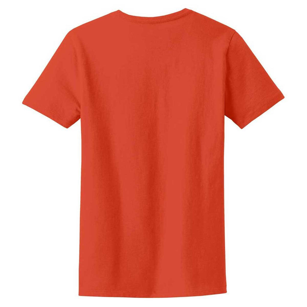 Port & Company Women's Orange Essential Tee