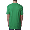 Next Level Men's Kelly Green Premium Fitted Short-Sleeve V-Neck Tee