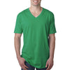 N3200 Next Level Men's Kelly Green Premium Fitted Short-Sleeve V-Neck Tee